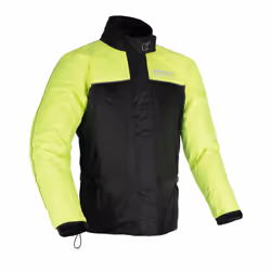 Oxford Rainseal 2022 Giacca antipioggia, nero-giallo, dimensione S per uomo