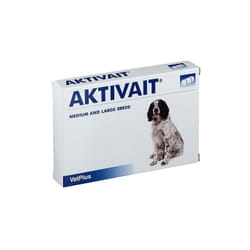 Vetplus - Supplemento nutrizionale Aktivait per supportare il sistema nervoso centrale in cani medi e grandi 60 capsule