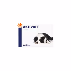 Aktivait è un integratore alimentare multivitaminico adatto ai cani anziani di taglia media e grande. Le compresse VetPlus Ak ...
