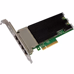 Intel X710T4, Interno, Cablato, PCI Express, Ethernet, 10000 Mbit/s, Nero, Verde