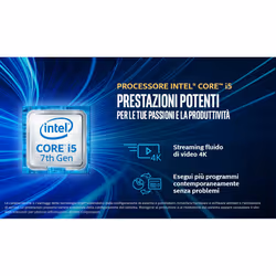 Intel BOXNUC7I5BNK barebone per PC/stazione di lavoro UCFF Nero, Grigio i5-7260U 2,2 GHz