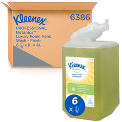 Kleenex Botanics Fresh 1000 ml Sapone di ricarica per dosatore 6 pz