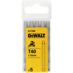 DeWALT DT7296-QZ punta per cacciavite 5 pz
