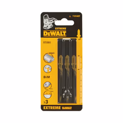DeWALT DT2081-QZ lama per sega a gattuccio, sega a traforo e sega universale Lama per seghetto alternativo 3 pz