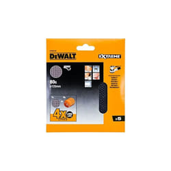 DTM3103-QZ - Disco de carta abrasiva 125mm mesh, grana 80, per l'uso con tutti i tipi de levigatrice rotorbitale - Dewalt