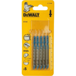 Dewalt - DT2160-QZ Lama Seghetto Alternativo Universale hss 76mm1,2mm 5pz Metallo