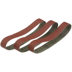 Dewalt - nastri abrasivi per mole da banco 45x715 gr.120 - confezione da 3 fogli - 10 fori