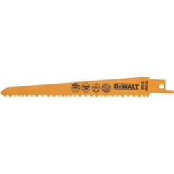 DeWalt DT2359-QZ Lama Sega Diritta Gattuccio BIM 152mm 6TPI 5pz Legno E Plastica