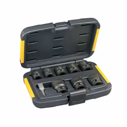 DeWALT DT7507-QZ, Set di bussole, Metrico, 9 testina/e
