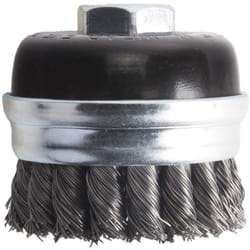 Dewalt - DT3492-QZ - Cepillo de copa de alambre trenzado para amoladora, diámetro: 75mm, longitud del alambre: 22mm, diámetro interior: rosca M14