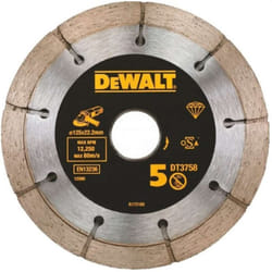 DeWALT Accessori - Disco da taglio diamantato 125x22,2 mm DT3758