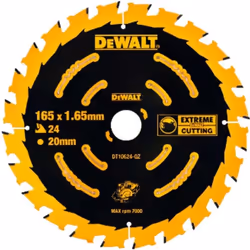 DT10640 Lama Extreme 165 x 20 mm, 40 denti, ATB 18° - Serie in carburo premium per una maggiore durata e resistenza. - I dent ...