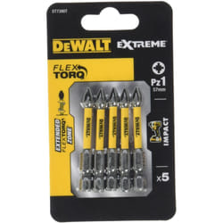 Dewalt - końcówka udarowa pz1x50 5szt. extreme torsione d'urto