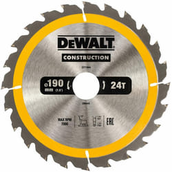 DeWALT Accessori - Lama da taglio 190 x 30 mm, 24 denti DT1944