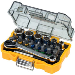 Dewalt - Accessori - Set da 24 chiavi a bussola e accessori per l'avvitamento DT71516