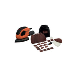 Black&decker - Black&Decker Levigatrice Palmare KA161BC orbitale 55W Mouse sacca +15 accessori
