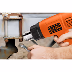 Black & Decker KX1650-QS pistola a caldo 740 l/min 600 °C 1750 W Nero, Arancione - Vista aggiuntiva 4