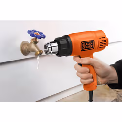 Black & Decker KX1650-QS pistola a caldo 740 l/min 600 °C 1750 W Nero, Arancione - Vista aggiuntiva 5