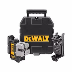 DeWALT DW089K-XJ, 15 m, 0,6 mm/m, 4°, Orizzontale/Verticale, Rosso, Livella lineare