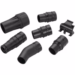 Kit di collegamento per aspiratori da cantiere DeWALT adattatore universale con compensazione della rotazione da 35 mm a 35 m ...
