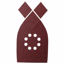 Fogli mouse velcro, per dettagli, grane assortite, 15 pz