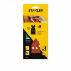 Stanley STA31467-XJ accessorio per levigatrici 5 pz Carta abrasiva