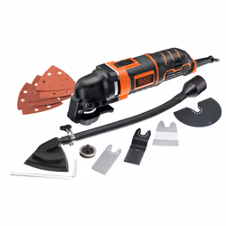 Black & Decker MT300KA-QS multi-strumento oscillante Nero, Arancione 300 W 10000 OPM - Vista aggiuntiva 7