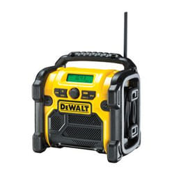 DeWALT DCR019-QW radio Cantiere Nero, Giallo