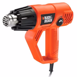 Black & Decker KX2001K pistola termica Pistola ad aria calda 500 l/min 600 °C 2000 W Nero, Arancione Dettagli: Pistola termic ...