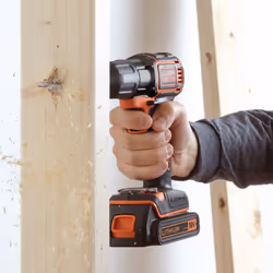 Black & Decker ASD18KB-QW trapano Nero, Arancione - Vista aggiuntiva 5