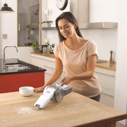 Black & Decker PV1820L-GB aspirapolvere senza filo Cromo, Titanio Senza sacchetto