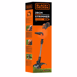 Black & Decker STC1820CM-QW decespugliatore e tagliabordi Batteria Nero, Arancione, Argento - Vista aggiuntiva 8
