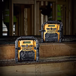 DeWALT DCR020-QW radio Portatile Digitale Nero, Giallo - Vista aggiuntiva 8