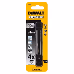 DeWALT DT4958-QZ, Trapano, Punta per trapano elicoidale, Rotazione manuale destra, 1 mm, 34 mm, Bronzo, Ghisa, Metallo, Accia ...