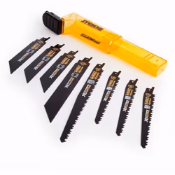 Dettagli: Il kit DeWalt DT99551 contiene lame da 4/6 TPI e 14/18 TPI. Le lame 4/6 TPI sono disponibili in lunghezze 6 e 9 per ...