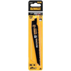 Dewalt - DT99554-QZ Lama Sega Diritta 152mm 4-6TPI 5 Pezzi Legno