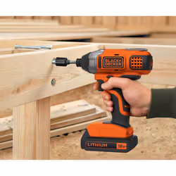 Black & Decker BDCIM18N-XJ cacciavite elettrico e avvitatore a impulso 3000 Giri/min Nero, Arancione - Vista aggiuntiva 5