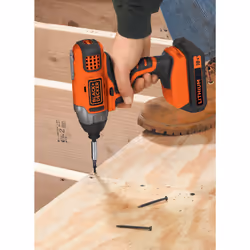 Black & Decker BDCIM18N-XJ cacciavite elettrico e avvitatore a impulso 3000 Giri/min Nero, Arancione - Vista aggiuntiva 6