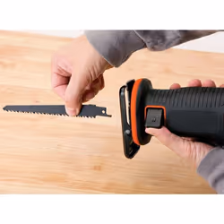 Black & Decker BDCR18N-XJ sega alternativa 3000 spm (fogli per minuto) Nero, Arancione - Vista aggiuntiva 5