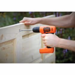 Black & Decker BDCD8-QW trapano Senza chiave Nero, Arancione - Vista aggiuntiva 6