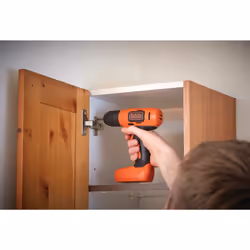 Black & Decker BDCD8-QW trapano Senza chiave Nero, Arancione - Vista aggiuntiva 8