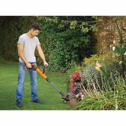Black & Decker STC1820EPC-QW 28 cm 18 W Batteria Nero, Arancione - Vista aggiuntiva 4