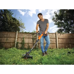 Black & Decker STC1820EPC-QW 28 cm 18 W Batteria Nero, Arancione - Vista aggiuntiva 6