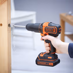 Black & Decker BDCHD18KB-QW trapano Nero, Arancione - Vista aggiuntiva 5