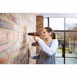 Black & Decker BDCHD18KB2-QW trapano 1400 Giri/min 1,3 kg Nero, Arancione - Vista aggiuntiva 4