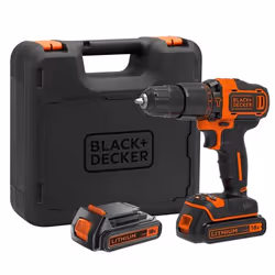 Black & Decker BDCHD18KB2-QW trapano 1400 Giri/min 1,3 kg Nero, Arancione - Vista aggiuntiva 6