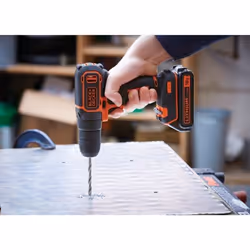 Black & Decker BDCHD18KB2-QW trapano 1400 Giri/min 1,3 kg Nero, Arancione - Vista aggiuntiva 7