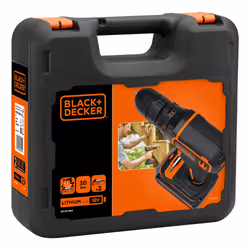 Black & Decker BDCDC18KB-QW trapano Nero, Arancione - Vista aggiuntiva 6