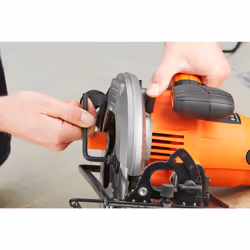 Black & Decker CS1550-QS sega circolare portatile 19 cm Nero, Arancione 5500 Giri/min 1500 W - Vista aggiuntiva 4