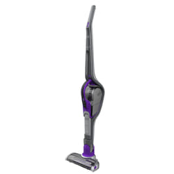 Black & Decker SVJ520BFSP-QW scopa elettrica Aspirapolvere a bastone 2 in 1 Batteria Secco Ciclonico Senza sacchetto 0,5 L Grigio, Viola, Titanio 2 Ah